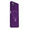 Redmi Note 12 Pro 4G Regal Magsafe Standlı Kapak - Derin Mor