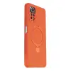 Redmi Note 12 Pro 4G Regal Magsafe Standlı Kapak - Turuncu
