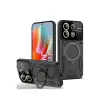 Redmi Note 13 Pro 4G Kılıf Joy Lens Standlı Kapak - Siyah