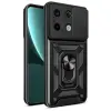 Redmi Note 13 Pro 4G Pars Lens Yüzüklü Silikon - Siyah