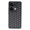 Redmi Note 13 Pro 5G Kılıf Petek Silikon Kapak - Siyah