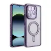 Redmi Note 14 4G Joke Simli Magneticsafe Kılıf - Derin Mor
