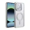 Redmi Note 14 4G Joke Simli Magneticsafe Kılıf - Gümüş