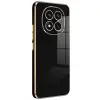 Redmi Note 14 Pro 4G Kılıf Volet Silikon - Siyah