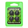 Redmi Note 14 Pro 4G Raze Metal Kamera Lens - Siyah