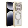 Redmi Note 14 Pro 5G Joke Simli Magneticsafe Kılıf - Gold