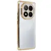 Redmi Note 14 Pro 5G Kılıf Razer Lensli Silikon - Gold