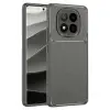 Redmi Note 14 Pro Plus Kılıf Auto Focus Karbon Kapak - Gri
