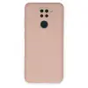 Redmi Note 9 Kılıf Nano içi Kadife Silikon - Pudra