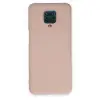 Redmi Note 9 Pro Kılıf Nano içi Kadife Silikon - Pudra