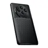 Reno 11 FS Kılıf Auto Focus Karbon Kapak - Siyah