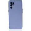 Reno 6 Kılıf Nano içi Kadife Silikon - Lila