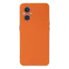 Reno 7 Lite Kılıf Nano içi Kadife Silikon - Turuncu