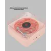 Retro Bluetooth Hoparlör PEMBE