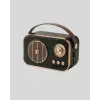 Retro Tarz Kablosuz Radyo – Bluetooth, USB ve TF Kart Girişli