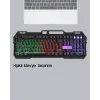 RGB Aydınlatmalı Klavye Mouse Seti – USB Bağlantılı, Türkçe Q, Ayarlanabilir DPI, Ergonomik Yapı