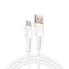 S-link SL-EC50 (SL-EC50T) 5V 2400MA Type-C Kablolu 2 USB Çıkışlı Beyaz Ev Şarj Adaptörü