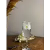 ŞAMPANYA KADEHİ GÜLEN YÜZ FİGÜRLÜ 2Lİ