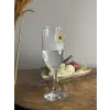 ŞAMPANYA KADEHİ PAPATYA FİGÜRLÜ 2Lİ