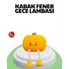 Şarjlı Pumpkin LED Masa Lambası Zamanlayıcılı Dokunmatik