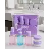 Şeffaf Seyahat Dolum Şişesi Seti 5 Parça Kozmetik Organizer