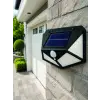 Sensörlü Solar Bahçe Lambası Geniş Açılı LED Aydınlatmalı Balkon Garaj ve Bahçe Işığı