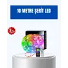 Sese Duyarlı 10M Smart Şerit Led IOS Android Kontrollü RGB Işık