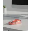 Sessiz Tıklamalı Şeffaf Mouse Bluetooth ve USB Uyumlu