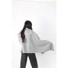Şık Kullanım Pamuk Polyester Şal-FÜME