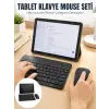 SIM Kartlı Android Tablet Bluetooth Klavye Kablosuz Mouse Geniş Ekran ve Taşınabilir Kullanım Seti