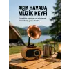 Taşınabilir Mini Retro Radyo Bluetooth Hoparlör USB SD AUX Destekli Yeni Nesil