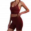 Tayt Crop Takım-Kırmızı