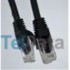 Teldata TLD-050S Cat6 0.50MT Siyah Utp Patch Kablo