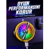 Telefon İçin RGB LED Manyetik Soğutma Fanı