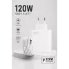 Turbo Hızlı Şarj Destekli 120W USB-C Şarj Seti