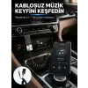 USB AUX Bluetooth Adaptörü Kablosuz Ses Aktarım Cihazı