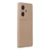 V29 Lite Kılıf Nano içi Kadife Silikon - Pudra