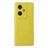 V29 Lite Kılıf Nano içi Kadife Silikon - Sarı