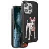 Venco Apple iPhone 16 Pro Max Perma Desenli Kapak - Siyah