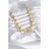 VIP Seri Özel Tasarım Gold Renk Kadın Kolye