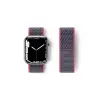 Watch 42mm Hasırlı Cırtcırtlı Kordon - Pembe