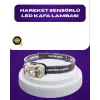Wave Sensörlü LED Kafa Lambası Şarjlı Ayarlanabilir Işık