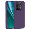 Xiaomi Redmi Note 13 Pro 4G Kılıf First Silikon - Mor