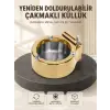 Yeniden Doldurulabilir Çakmaklı Küllük Dayanıklı Yapı