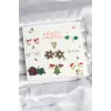 Yılbaşı Temalı 8 Çift Küpe Seti