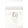 Yıldız Model Silver Renk Ayarlanabilir Yüzük