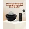 Yıldız & Okyanus Dalga Projektörü – Bluetooth / USB Hoparlörlü