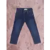 2-7 yaş arası erkek çocuk jeans pantolon dar paça mavi