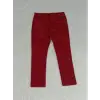 5 yaş dar paça kadife kız çocuk pantolon kırmızı