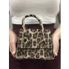 luxe leopar cilt çanta